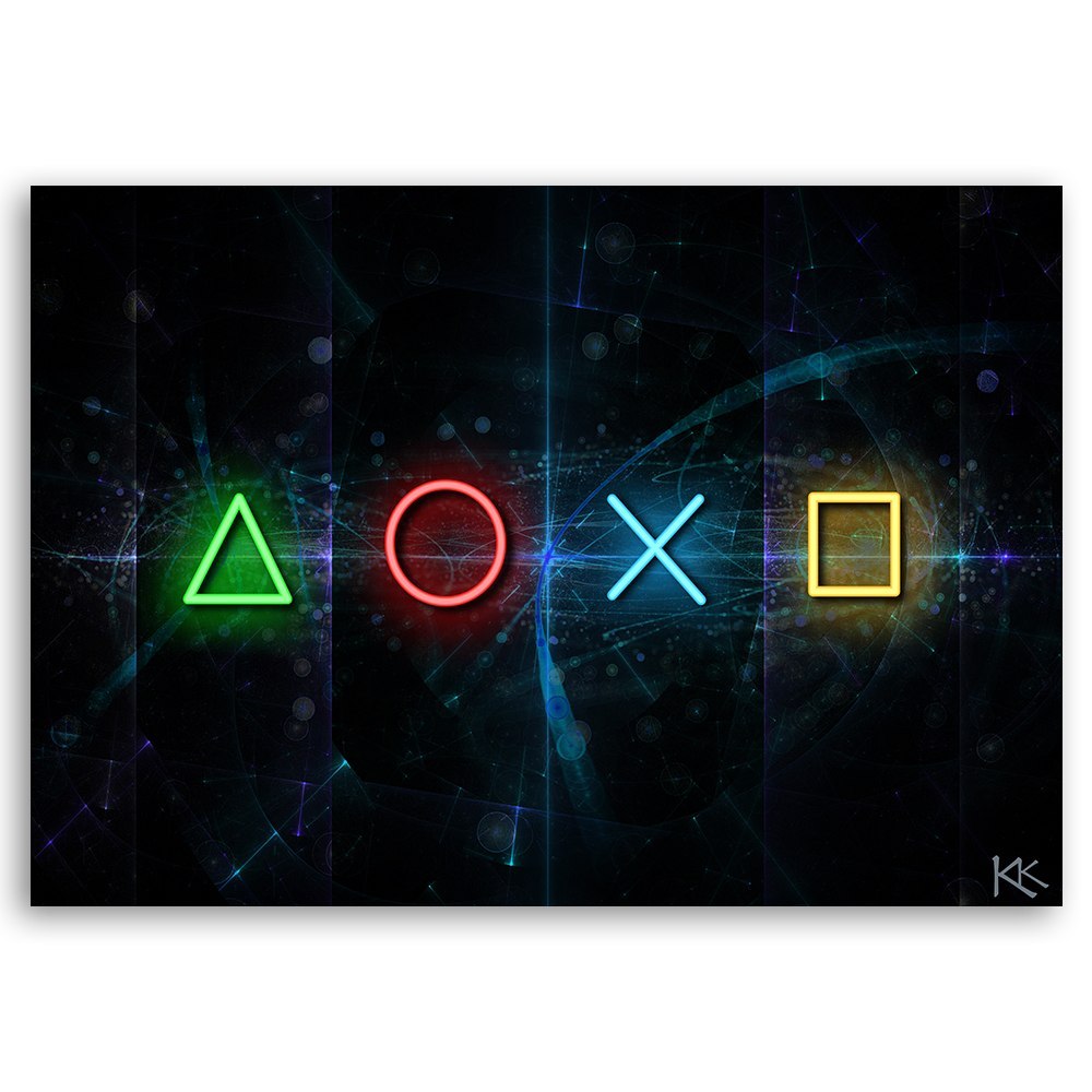 Emaga Obraz na płótnie, Przyciski do kontrolera - 100x70